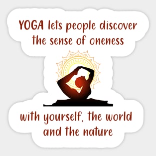YOGA International Day Sticker